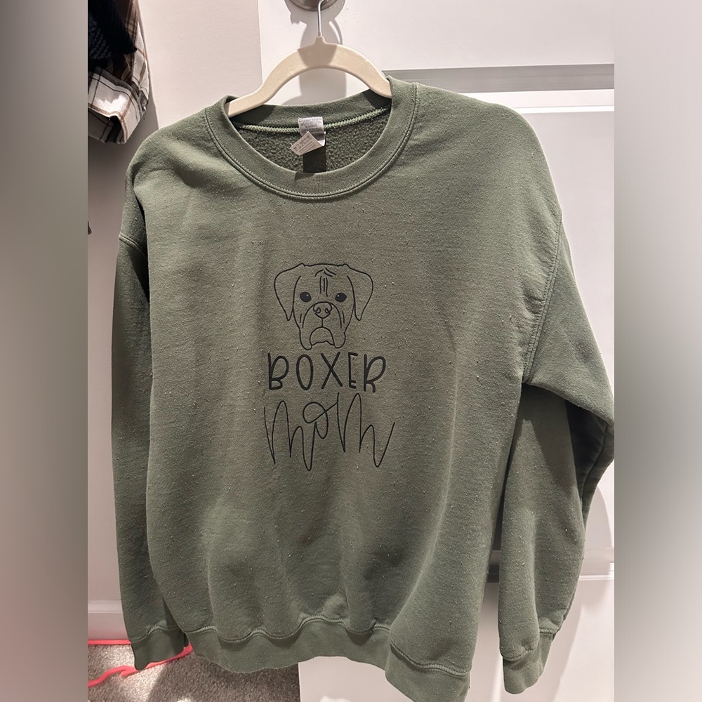 Boxer mom sweatshirt